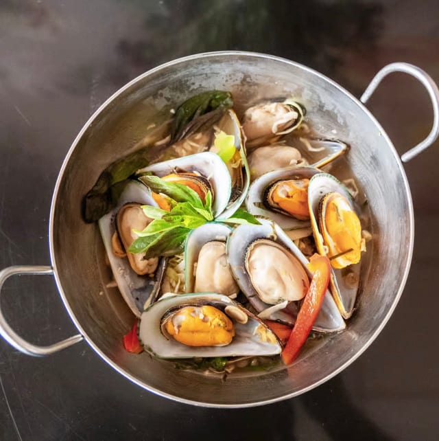 #14 Steam Mussels.