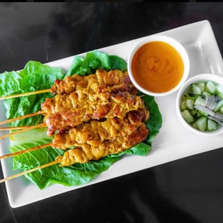 #6 Satay Chicken (6 Skewers)ππππππ